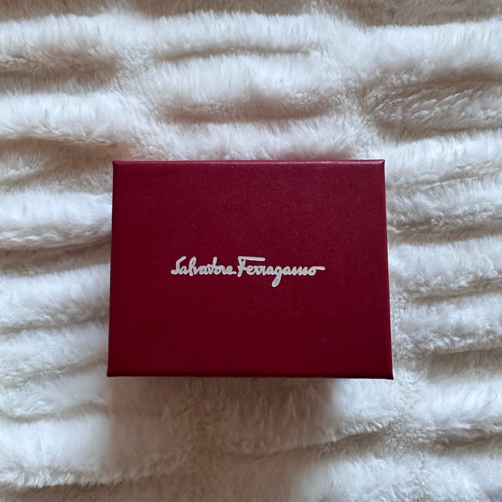 Salvatore Ferragamo Gancini Crystal Earrings - Picture 2 of 8